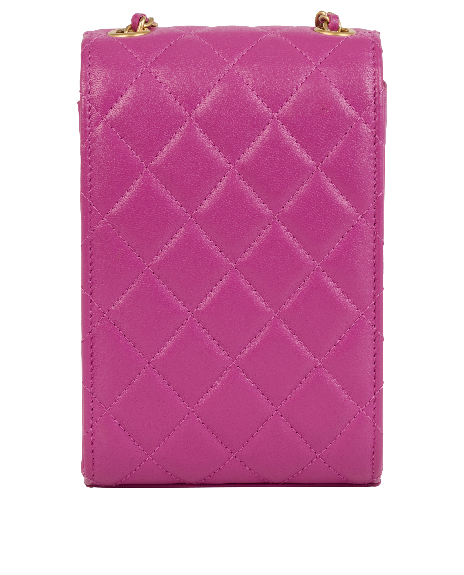 Pearl Crush Phone Holder, &pound;1,800, Handbags, Purple, Leather, Back view